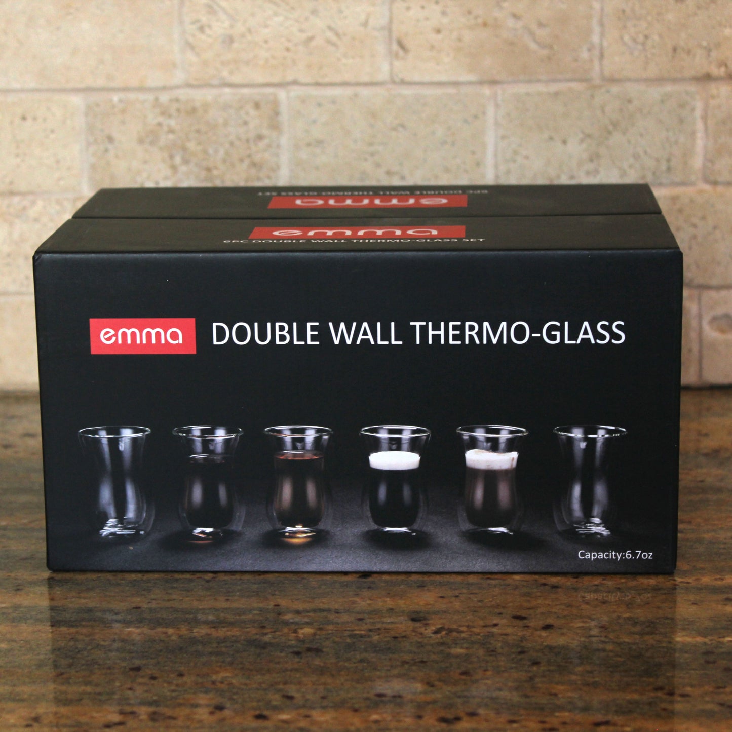 6 Oz Double Wall Tea Cup – Set of 6