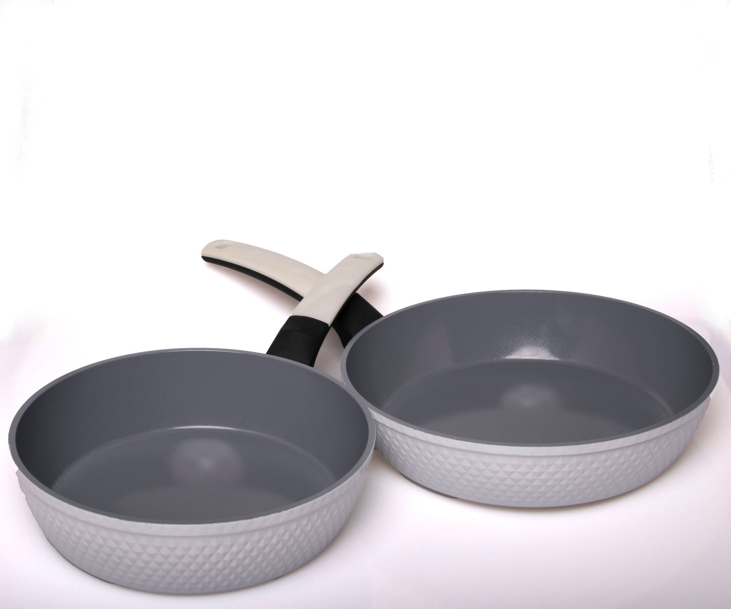 White Diamond Forged Aluminum Fry Pan - Imperial Cookware