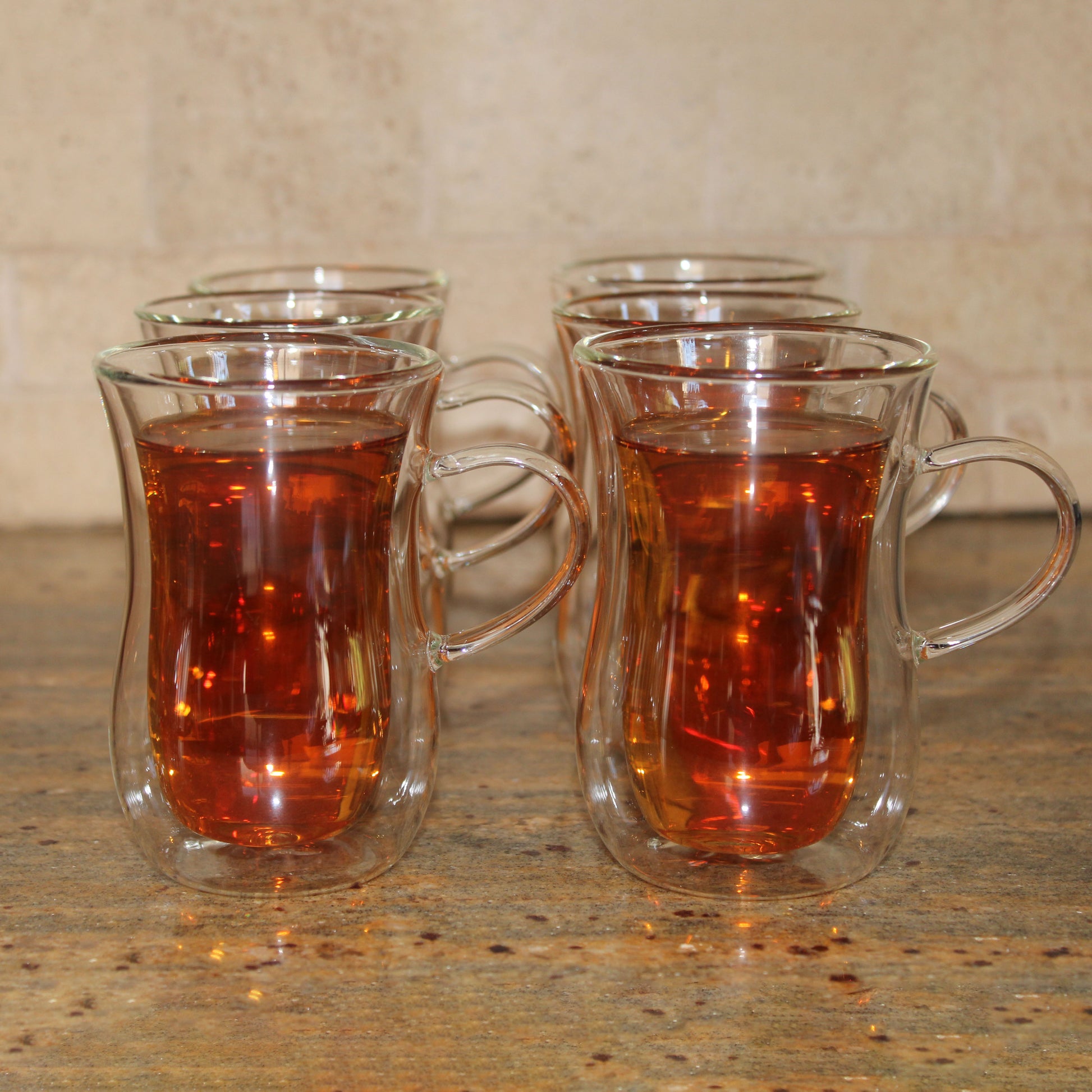 6 Oz Double Wall Tea Mug – Set of 4 – Imperial Cookware